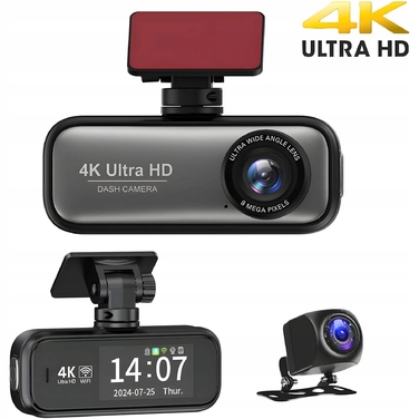 Автомобільний відеореєстратор DIAWAY C900A 4K UHD з Wi-Fi, GPS та задньою камерою