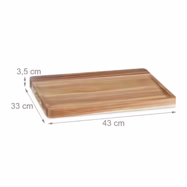 Relaxdays Acacia Wood Cutting Board