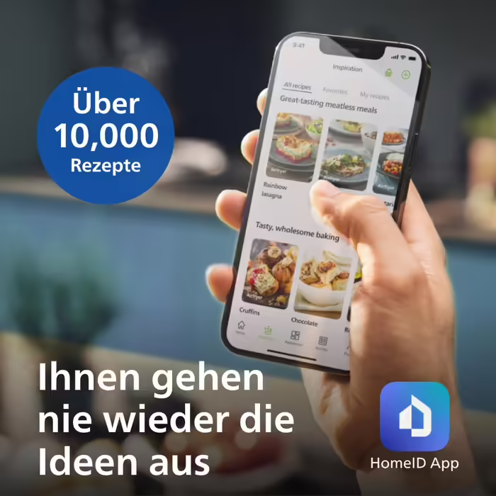 Фритюрниця Philips Airfryer 5000 Connected з Rapid Air, 13 режимів, сенсорний екран, 4,1 л, Wi-Fi, для сім'ї