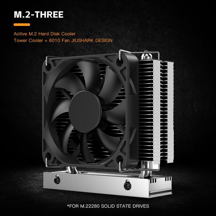 Охолоджувач CPU TZMRIT KF200 з 2 тепловими трубками, RGB LED, чорний, 9см, 2200RPM, для LGA115X/1200/17XX/1366, FM1/FM2/AM2/AM3/AM4/AM5 (M2)