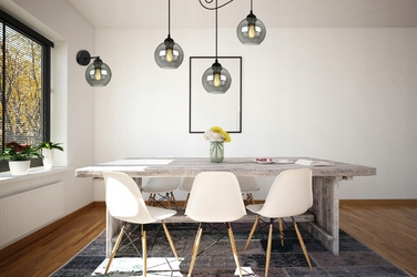 Настінний світильник Kinkiet Light Home, чорний з жовтим, E27 60 Вт