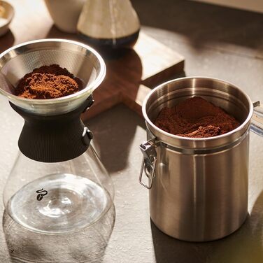 Кава Tchibo Aromadose, 500г, нержавіюча сталь, аромостійкий контейнер (срібний)