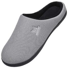 Чоловічі домашні капці MAIITRIP з ефектом пам'яті (Memory Foam), теплі зимові тапочки з протиковзаючою гумовою підошвою для дому та вулиці, сіро-чорні, розмір 42-43
