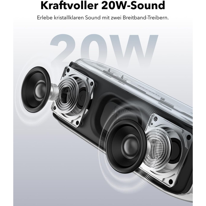 Soundcore Select 2S: Портативна Bluetooth-колонка з 20W, BassUp™ та IPX7 захистом