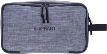 Чоловіча/Жіноча дорожня косметичка-органайзер для подорожей Elephant (13028) сіро-чорна