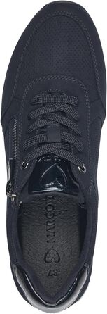 Жіночі кросівки Marco Tozzi, м'яка устілка Feel Me, м'яка підкладка, веганський матеріал, модний дизайн, 38 EU, темно-синій (Dk Navy)