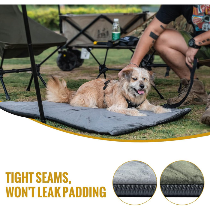 OneTigris Dog Blanket 110cm*68cm, Thickened Velvet Dog Mat Warmer Velvet Dog Bed Cat Bed for Large & Medium Dogs Travel Camping Outdoor, Reversible and Portable Hand Washable