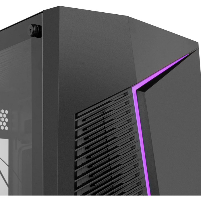 Комп'ютерний корпус INFINITITY ZETA NOX COOLBAY RX - NXCBAYRX, ATX/Micro ATX, USB 3.0, металева сітка, підтримка 3 вентиляторів, 4 HDD, відеокарта до 370 мм, чорний