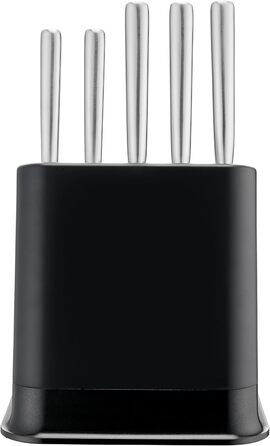 Набір ножів Tefal EverSharp Pro 6 предметів, блок для самозагострення, нержавіюча сталь, чорний