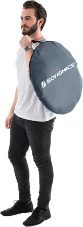 SONGMICS Pop-Up Privacy Tent - Outdoor Shower & Toilet Tent for Camping, Fishing, Beach - Portable Changing Room with Carry Bag