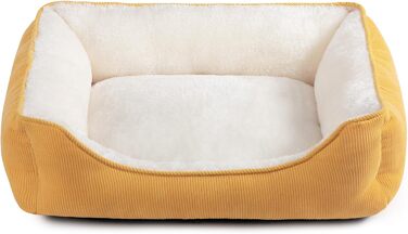 Килимок для котів та собак Hollypet, м'яке ліжко для тварин, 55x45x15 см, жовтий