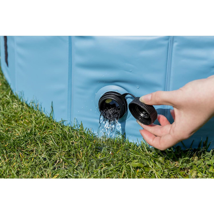 Trixie 39482 Dog Pool, ø 120 x 30 cm, turquoise/gray