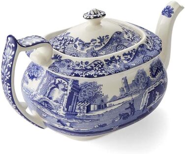 Чайник Spode Blue Italian, фарфоровий, класичний дизайн