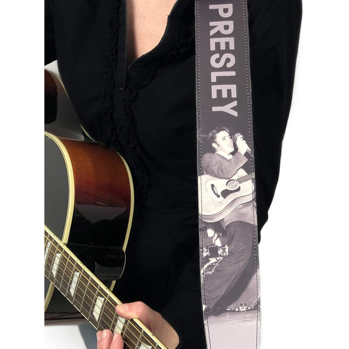 Гітарний ремінь Perri's Leather Poly Pro Hootenanny, 58' (53', сірий)