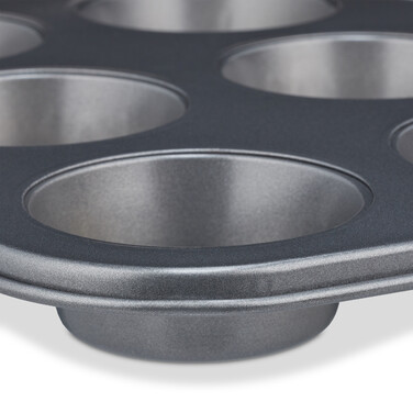 Relaxdays 12-Cup Muffin Tin Set of 2