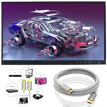 HDMI 2.1 кабель з оптоволокном BHW - 8K 120Hz, 4K 240Hz, HDR10+, 3D, eARC, CEC, HDCP 2.3, Ultra High Speed, позолочені контакти, захист від перегинів, чорний (білий, 3 м)