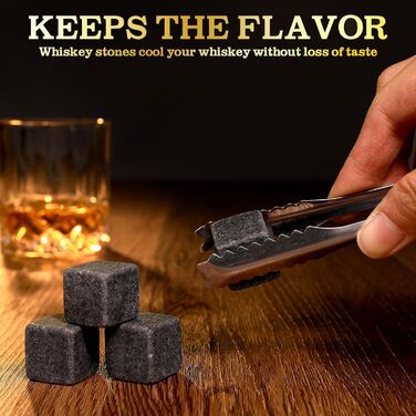 Набір склянок для віскі з кулями охолодження та підставками, 8 кульок, 2 склянки, подарунок для чоловіків