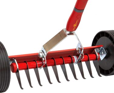 Вертикутерний валик WOLF Garten multi-star UR-M3, аератор для газону, ручний, 30 см