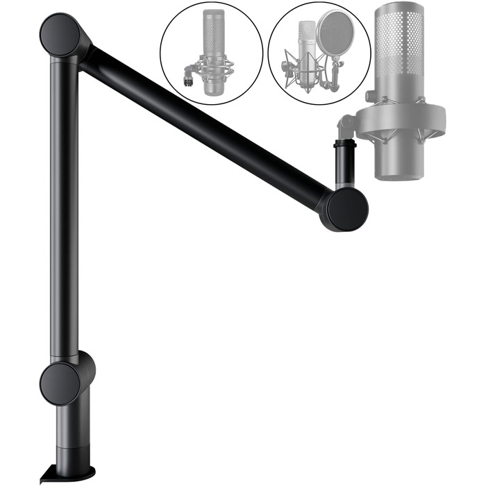 DOCKIN® MP2000: USB мікрофон-конденсатор для ПК, геймінгу, подкастів та стрімінгу. Якісний мікрофон з міцним кріпленням для запису звуку. Преміум звук та повний комплект.