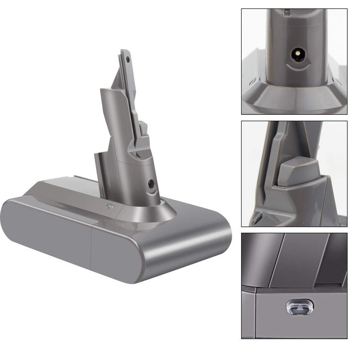 Акумулятор ARyee V7 сумісний з пилососами Dyson V7 Trigger, V7 Animal, V7 Fluffy, V7 Motorhead (з щіткою, пре-фільтром та післяфільтром)