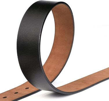 Чоловічий шкіряний ремінь VRLEGEND 110-175 см: повноера шкіра, ширина 38 мм, чорний, для джинсів, бізнес, ретро стилі