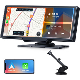 Бездротовий CarPlay/Android Auto дисплей Volam 9,26
