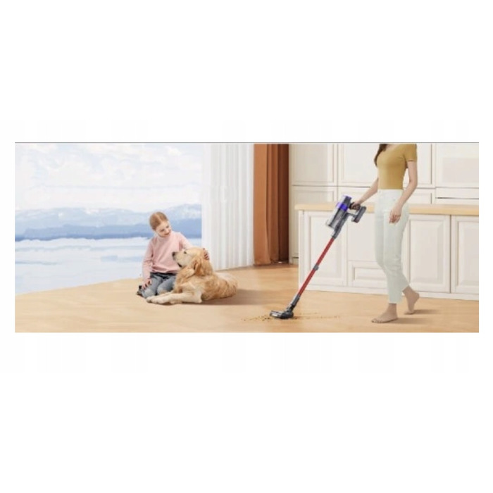 Вертикальний пилосос Laresar V8 (Elite 8), червоний