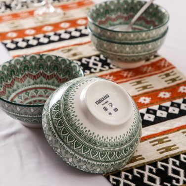 Сервіз столовий порцеляновий Vancasso MANDALA 16 предметів, комбінований, ручної роботи, для 4 осіб, богемський стиль