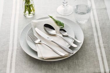 ZWILLING Style Cutlery Set, 30-Piece, For 6 People, 18/10 Stainless Steel/High-Quality Blade Steel, Polished, Silver [plastic-free packaging], Plastic Free 30 pc.