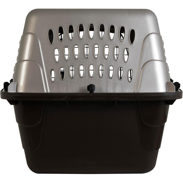 Клітка для собак та котів Petmate, пластикова, одностулкова, з фронтальним доступом, зелена, розмір L (61 x 37 x 43 см)