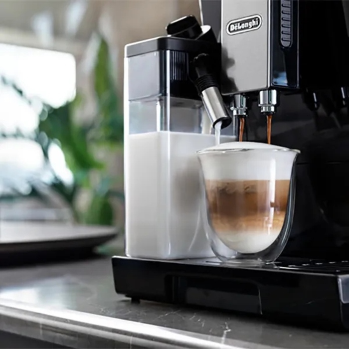 Ріжкова кавомашина De'Longhi Eletta Evo ECAM 46.860.B, 1450 Вт, чорна