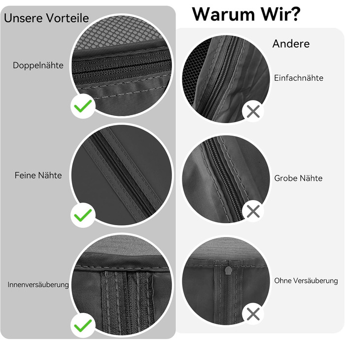 Органайзер для валізи Chijoo, набір 12 шт (чорний) – набір кубиків для пакування, аксесуари для подорожей