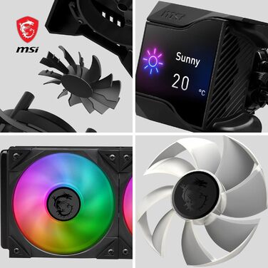 MSI MAG CoreLiquid I AIO: Система водяного охолодження ЦП з RGB підсвіткою (360 мм)
