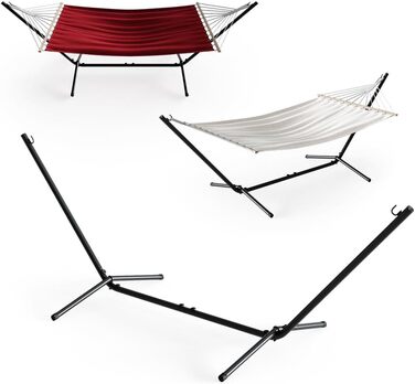 Oskar-Store Hammock Stand 350cm Metal Frame Hammock Stand Sun Lounger Metal