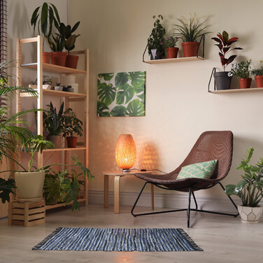 Килимок Relaxdays Flickenteppich з екошкіри та бавовни