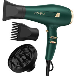 Професійний іонізатор для волосся Föhn: Швидкий фен з іонізацією, 3 режими нагріву, 2 швидкості, насадка-дифузор, 2400W, для дому та салону