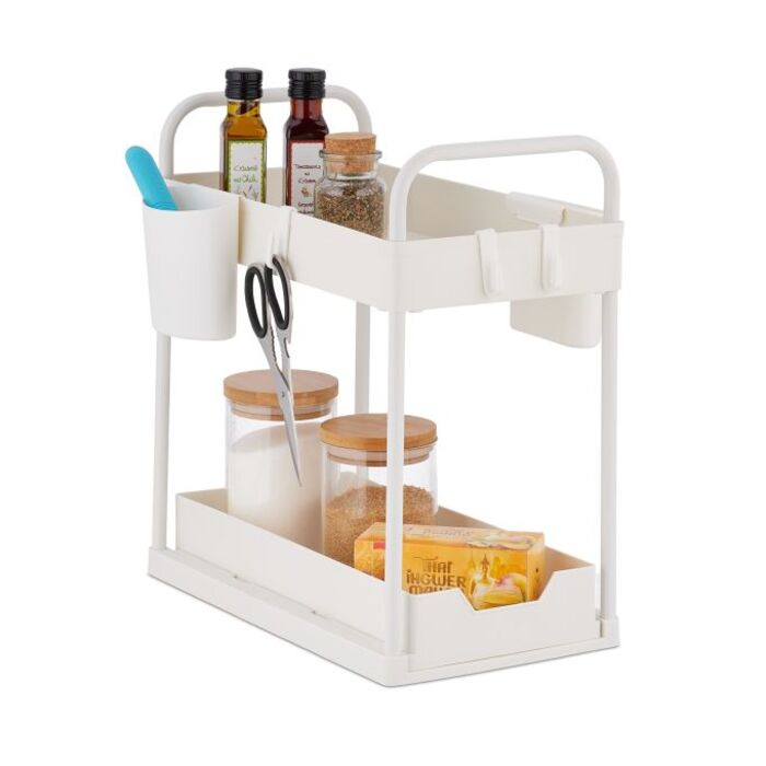 Relaxdays Extendable Under Sink Shelf