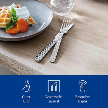 Villeroy & Boch – Boston Cutlery Set, 30 Pieces, 6 Place Settings, Dishwasher Safe, Stainless Steel, Flatware Set, Dinnerware Set, Fork, Knife, 30-Piece Cutlery Set, Stainless Steel Cutlery Set