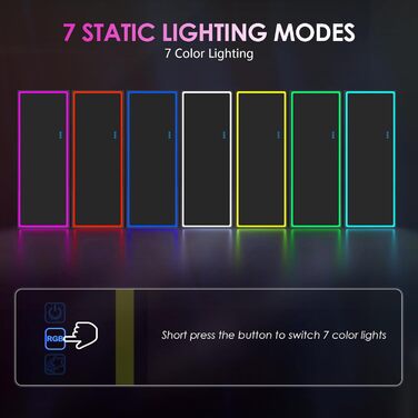 Дзеркало для тіла LVSOMT з підсвічуванням, настінне, LED, 120x40 см, для спальні, подарунок, білий