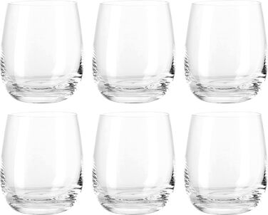 Leonardo TIVOLI Set of 6 Small Glasses, Clear Glass, 6 Pieces (1 Pack), 6