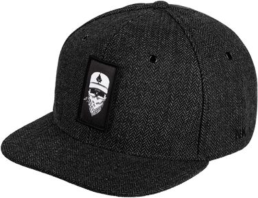 Кепка Nebelkind Snapback: унісекс, трендовий стиль, оливковий (сірий)