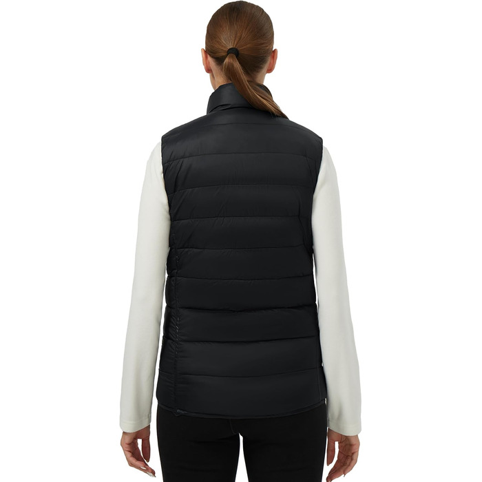 Жіноча степкова жилетка Pioneer Camp - тепла зимова жилетка без рукавів з блискавкою та кишенями, чорна, розмір S