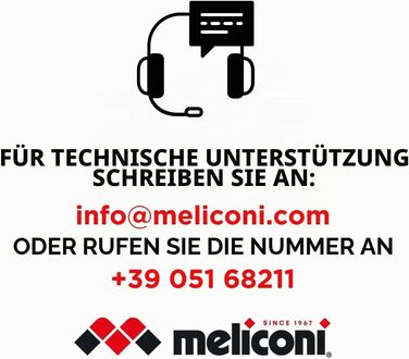 Настінний кронштейн для ТБ Meliconi CME ER 200 (чорний), поворотний та нахильний, для телевізорів 26