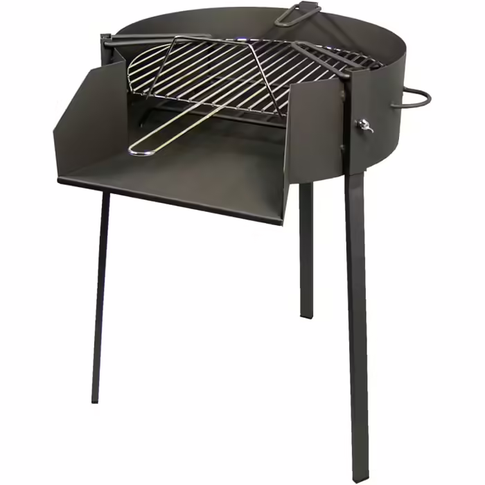 Imex El Zorro 71580 Round Grill with Paella Stand Ø 40 x 75 cm black