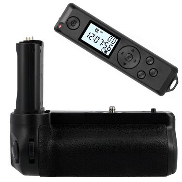Грип для Canon EOS RP & R8 з двома акумуляторами, сумісний з Nikon Z6 III Z5 II (MB-N14), чорний