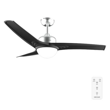 Стельовий вентилятор Cecotec EnergySilence Aero 470 106 см з пультом, чорний металік (діаметр 132 см, 55 Вт, 3 швидкості, зимовий режим)