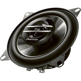 Автомобільна акустика Pioneer TS-G1020F 10 см, 2-смугові коаксіальні динаміки, 210 Вт, 30 Вт RMS, потужний звук, високий ККД, монтажна глибина 43 мм, з ґратами (2 шт.)