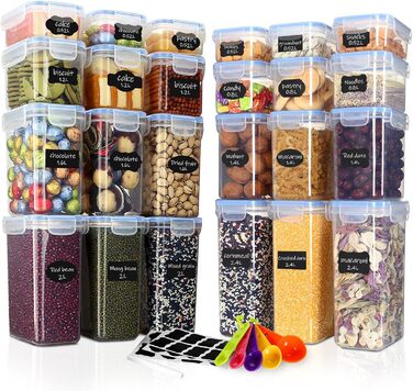 Набір контейнерів для їжі 10 шт. 1л, BPA-free, герметичні, для зберігання та заморожування