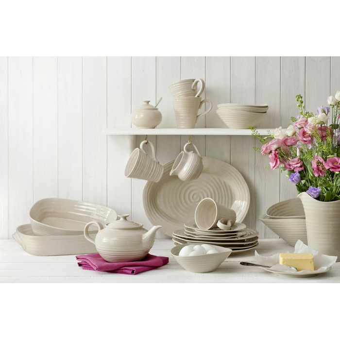 Portmeirion Sophie Conran Mug with Mulberry Design, Beige