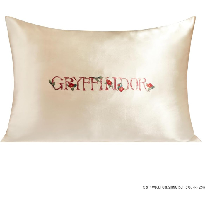 Kitsch Harry Potter satin pillowcase with zipper for hair and skin, softer than silk pillowcases, machine washable, wrinkle-free, standard size pillowcases